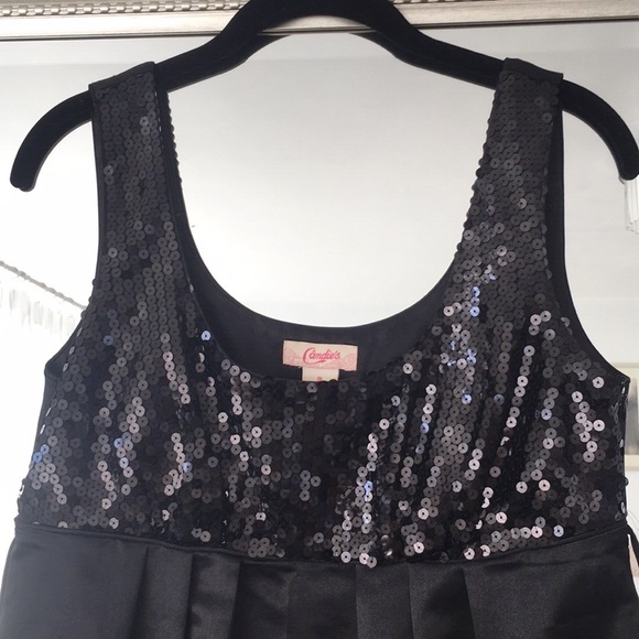 Candie’s Sequin Black Dress - Picture 2 of 5